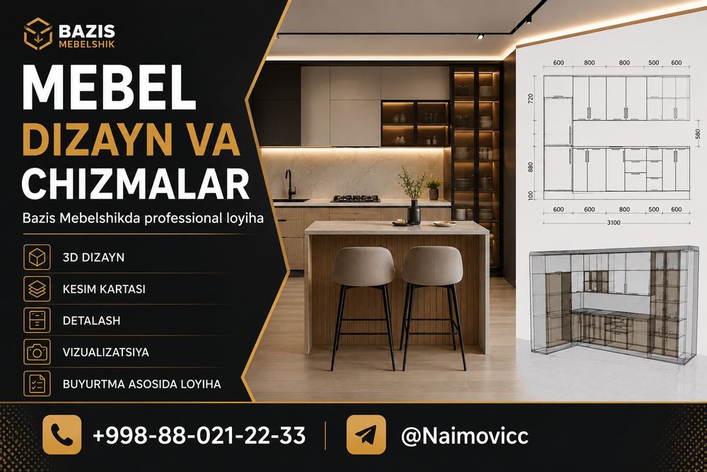 Базис мебельщик da professional loyihalar