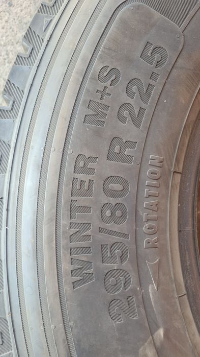2 anvelope M+S Continental 295/80/22,5 ,dot 2017