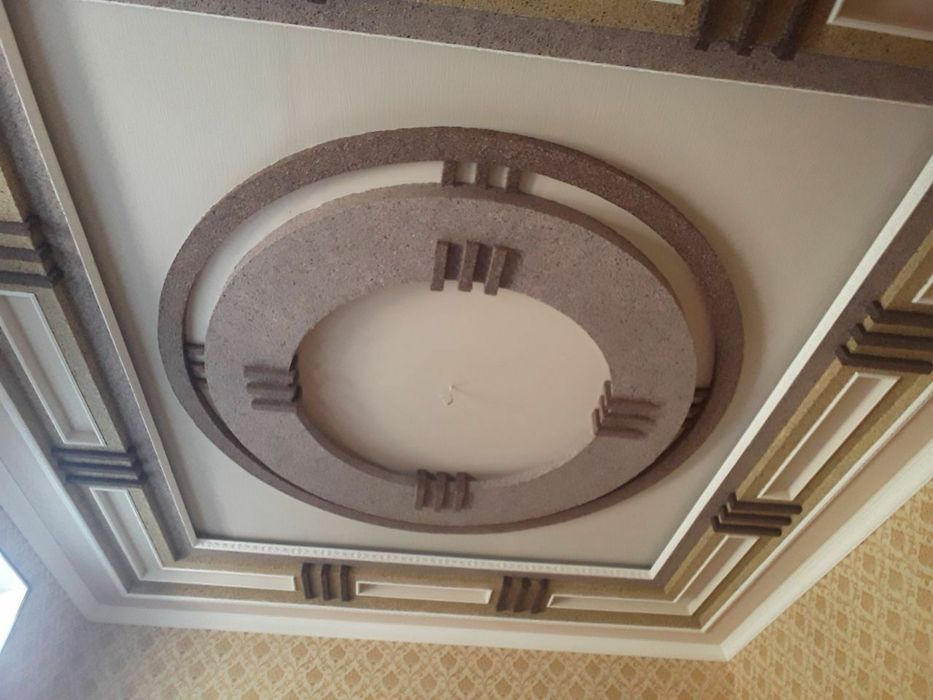 Гипсокартондан пергоротка потолок фигура киламиза
