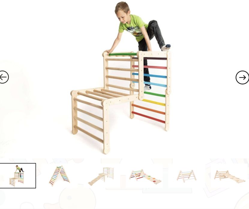 Пиклер/ детска дървена катерушка българско производство