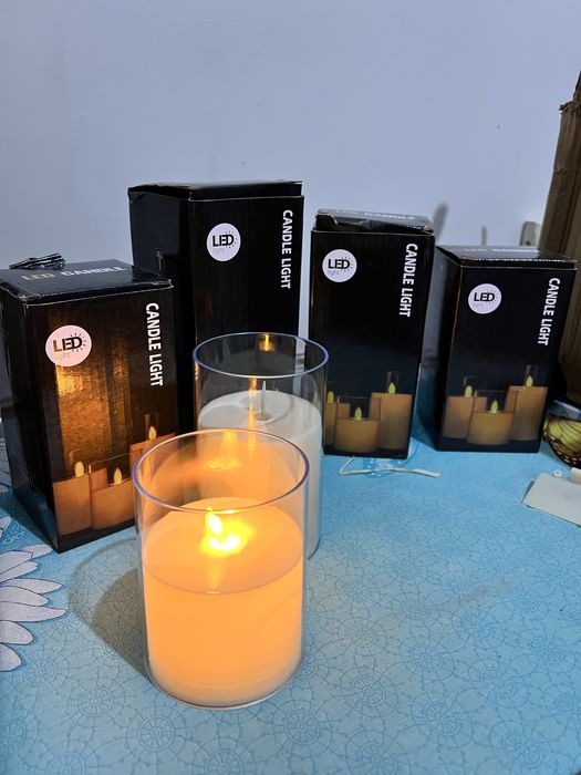 Свечи декоративные, вазы для декора