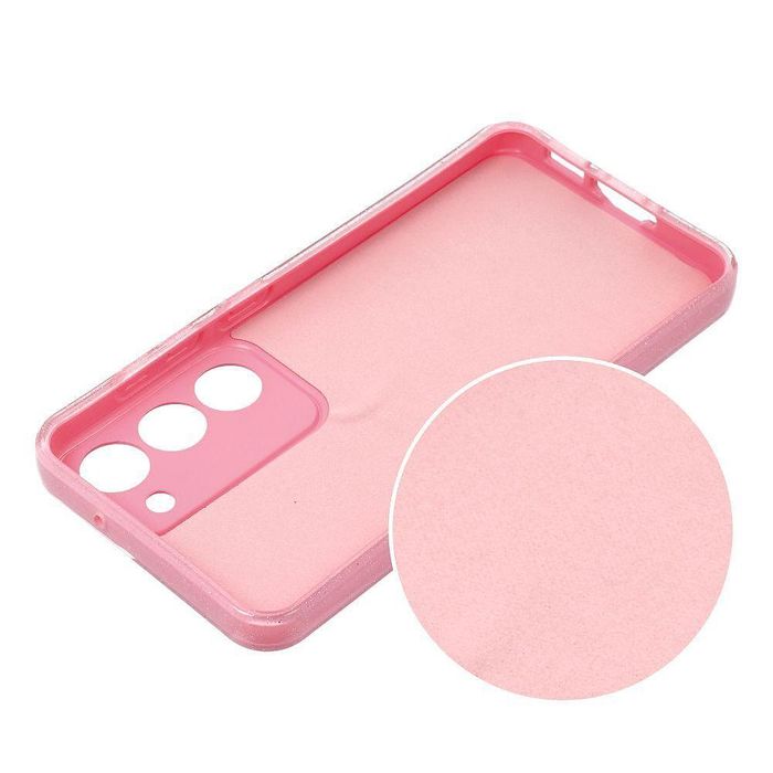 Clear case 2mm blink за samsung a55 5g pink