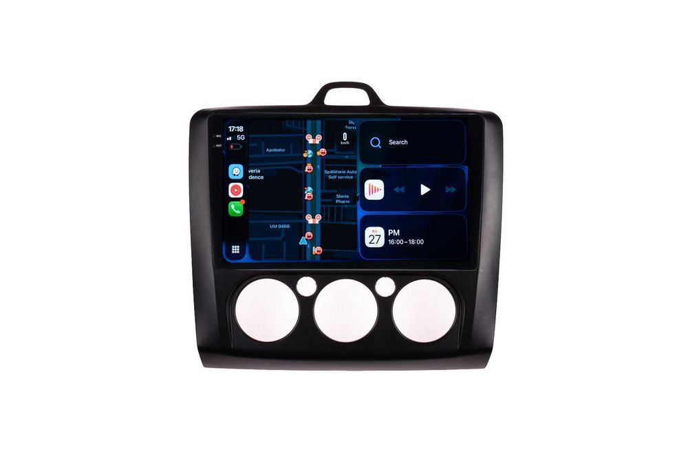 Navigatie Ford Focus 2 Android 14 , Carplay Android Auto + Camera Marsarier