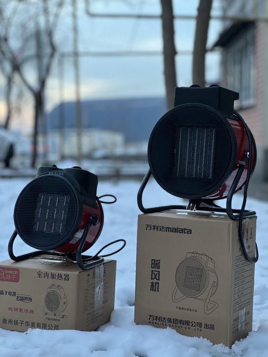 Тепловая пушка Мощный обогреватель 2 kW МЕТАЛ СЕТКА (TEMIR SETKA)