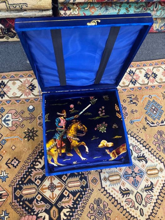 Ковер шелковый Иран, ипак гилам, silk carpet