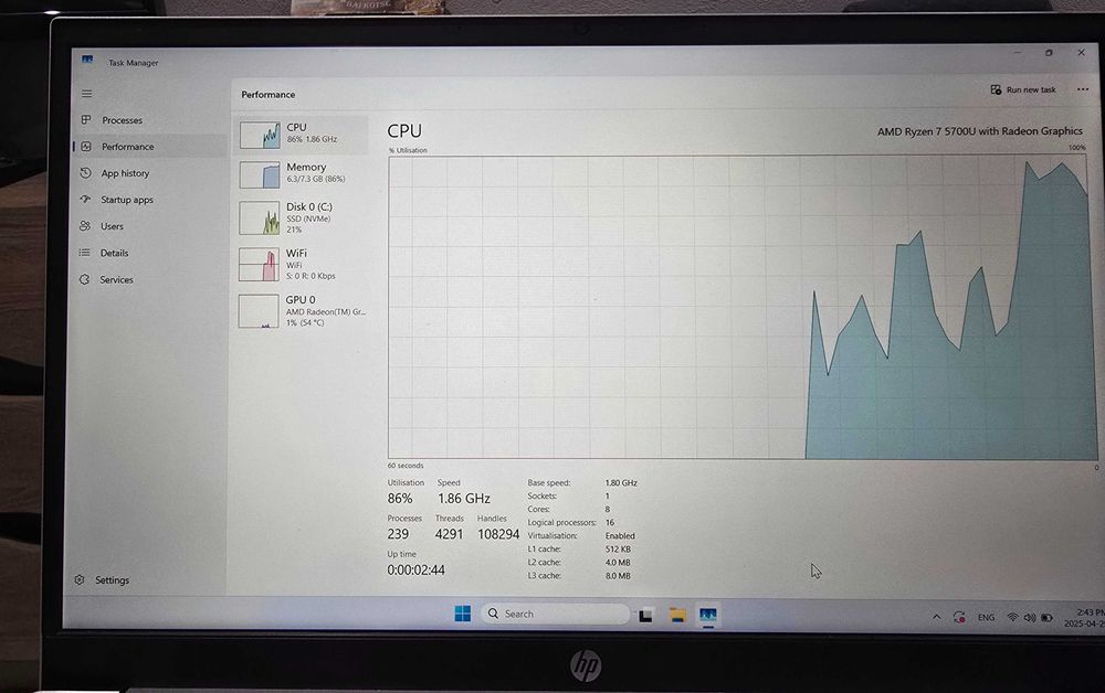 Продавам HP Pavilion модел 15-eh1041nq