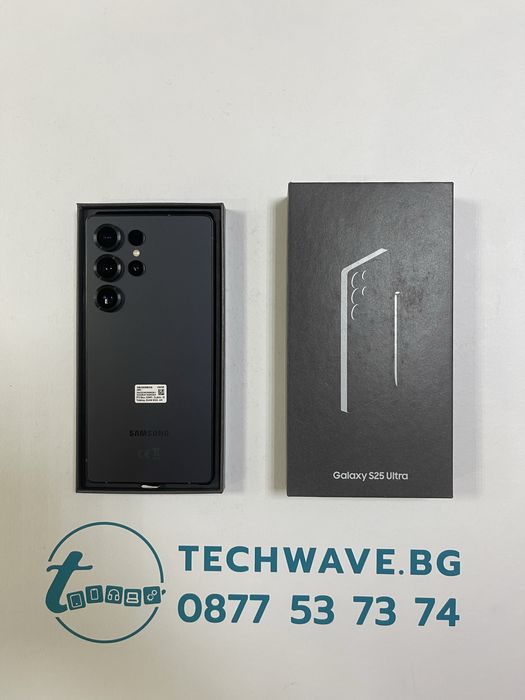 Samsung Galaxy S25 Ultra 256GB Titanium Black 100%