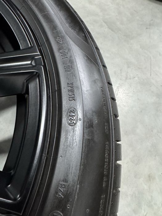 Jante Bmw X5 X6 R20 G05 G06 Originale M740 Semi Mat Negru Pirelli de vara
