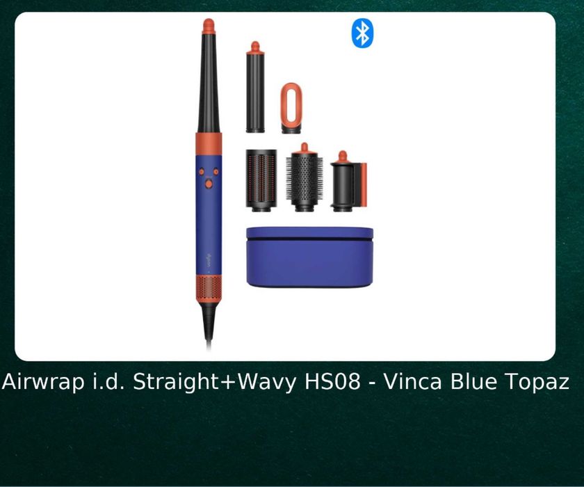 HS 08 Dyson stayler airwrap.Vinka blue.Jasper.Red velvet.Bronz.Patina