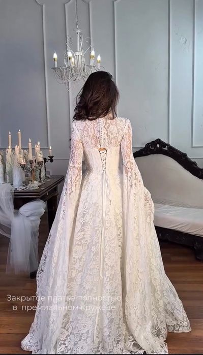 Шикарное свадебное платье!!!