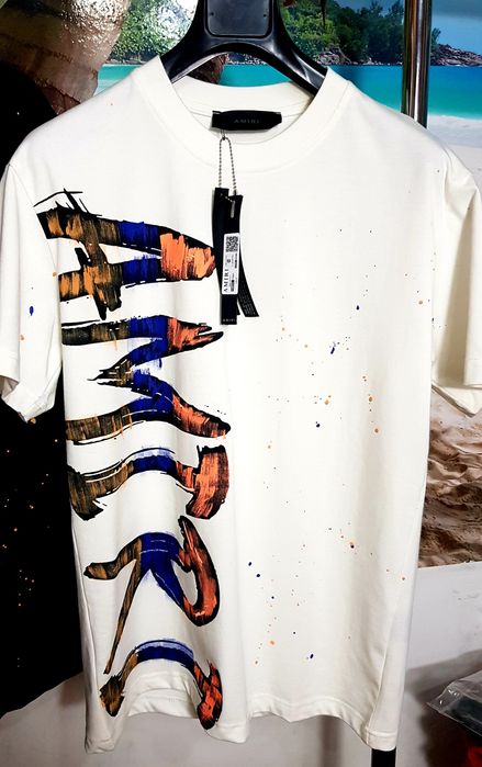 Tricou premium Amiri top Quality STOC LIMITAT!