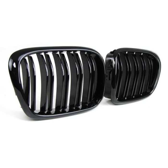 Бъбреци с двойни ребра черен лак за BMW 5-та серия 1995-2004