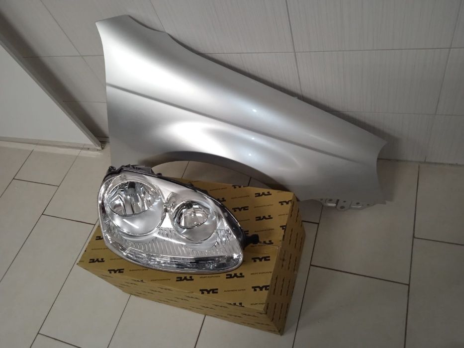 Pachet Aripa + Far Dreapta VW Jetta 3 III 2005-2011 (LA7W (Gri))