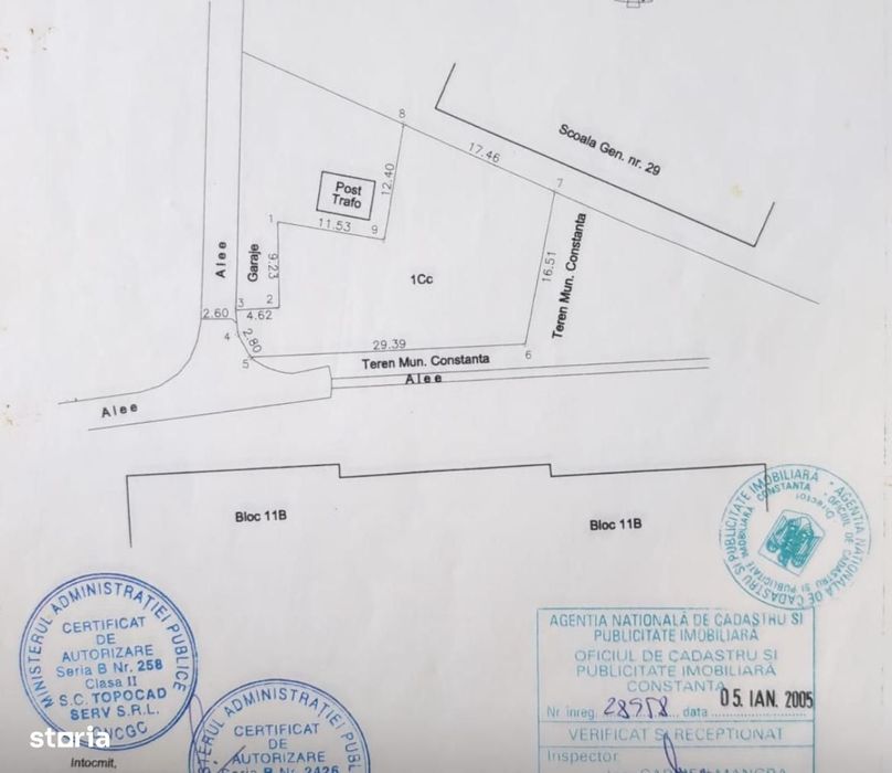 Teren de vânzare Constanța, Tomis Nord  Ideal investiție 150000euro