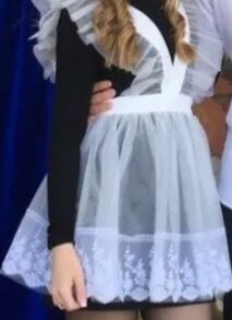 Фартуки школьные белые .