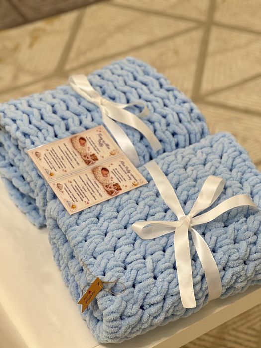 Плед ручной работы