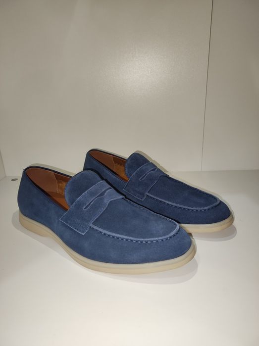 Mocasini albaștri navy Kazar marimea 43