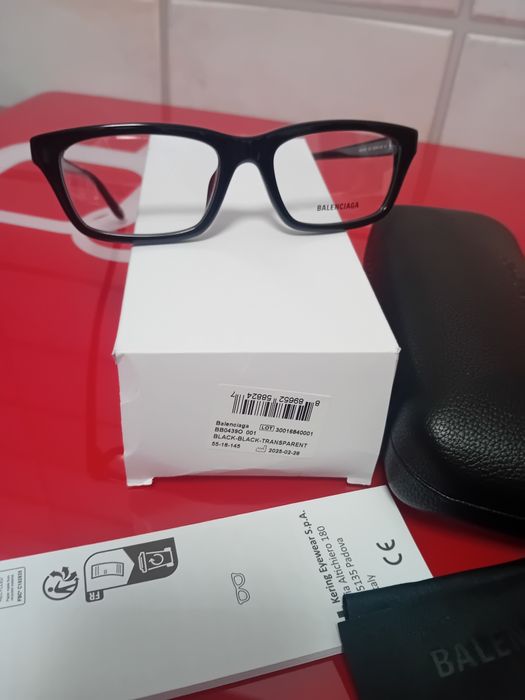 Ochelari Balenciaga transparent