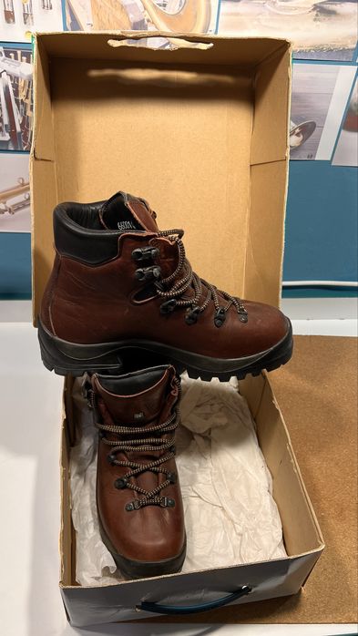 Ghete piele unisex originale scarpa 40 munte vibram made in Italy