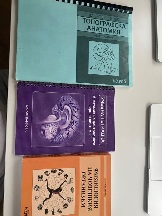 Учебник по Физиология, Топографска анатомия, Учебна тетрадка - Анатомия ЦНС