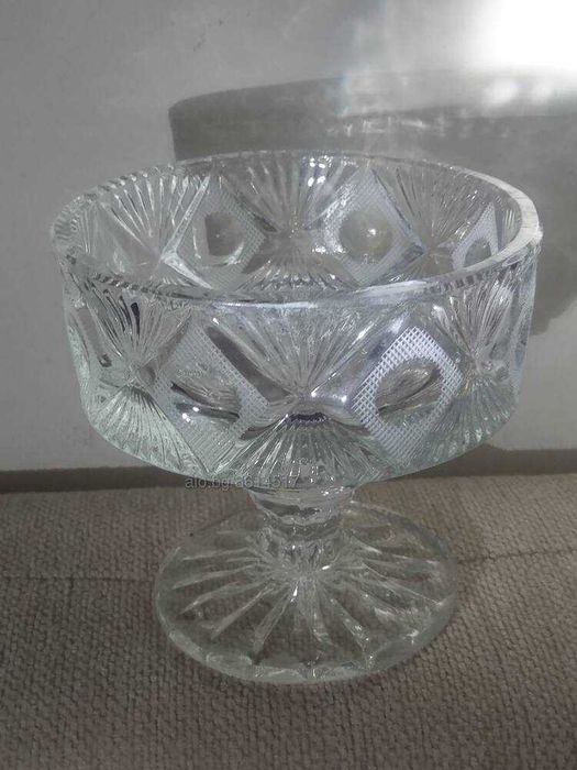 Бонбониера кристална и Бонбониера Чаша Купа метална