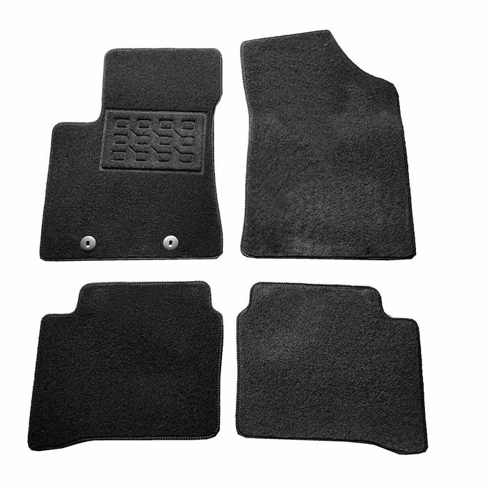 Covorase mocheta Hyundai I10 2019-> prezent, Negre, set de 4 bucati