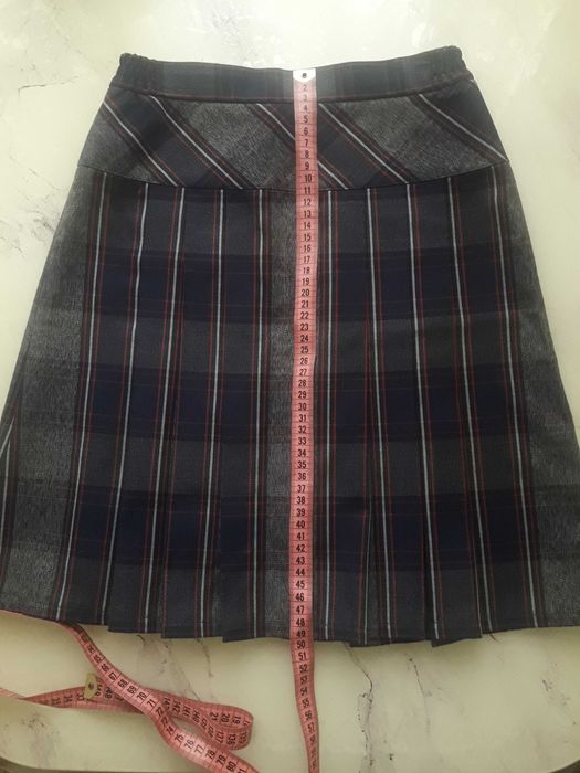 Школьная юбка в клетку