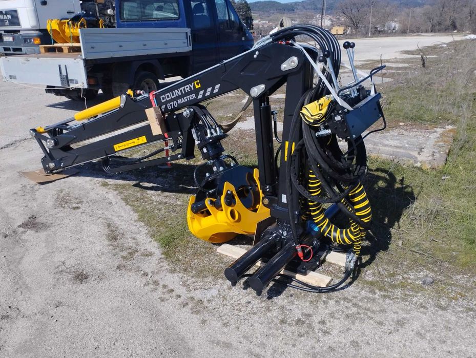 Специализиран кран за дърводобив 6.70 м с удължение и подарък ротатор