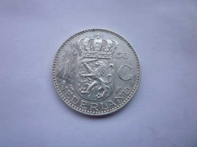 сребърна монета 1 гулден 1956 година