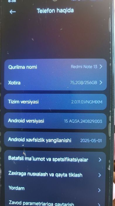 Redmi note 13 sotiladi srochna