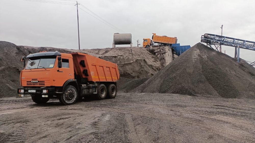 Услуги Камаз щебень песок