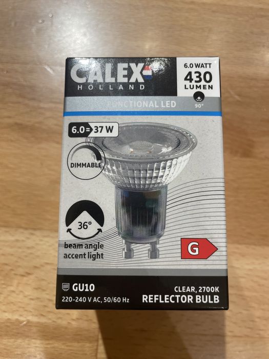 Vand 8 becuri led 2700K dimabil 6W 430 lumeni soclu GU10