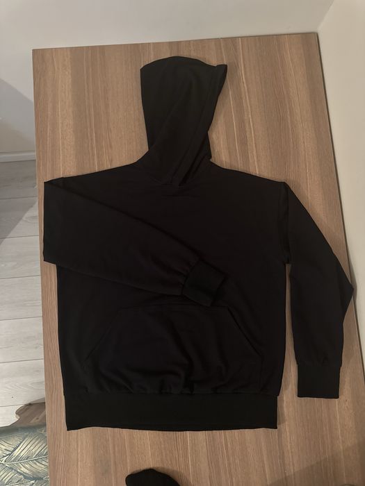 Черное худи (двухнитка) | лёгкое и удобное