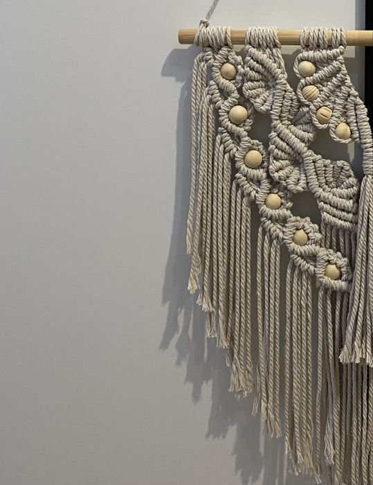 Ручная работа панно-макраме в стиле бохо