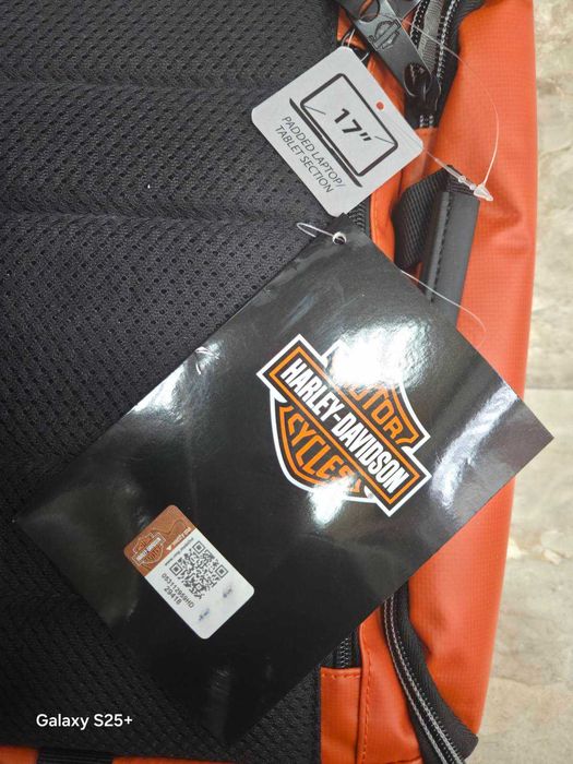 Hurley Davidson Travel Duffel Backpack оранжева раница от Сащ