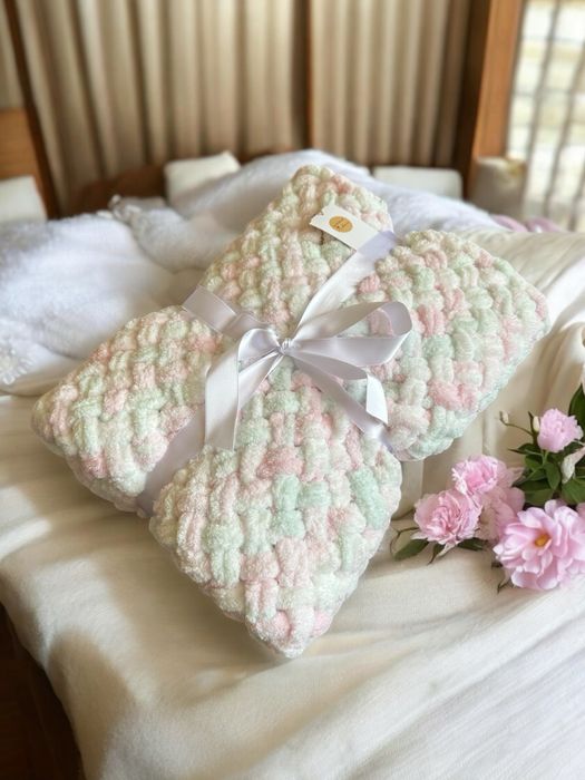 Ръчно плетено одеяло