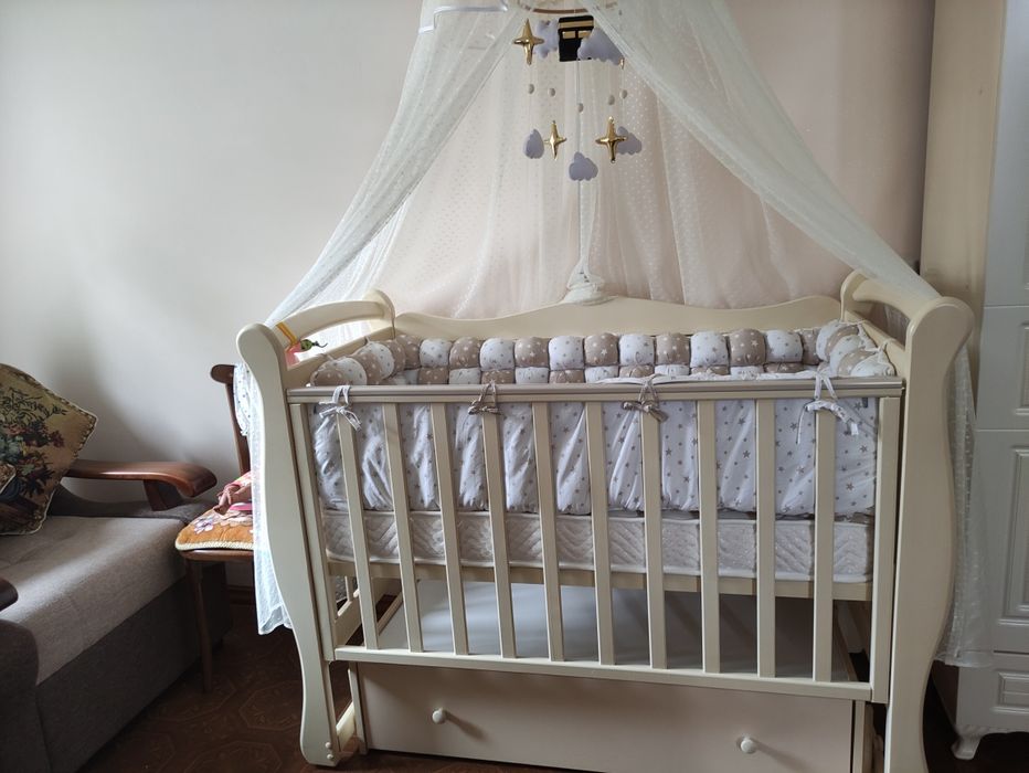 Детская кровать новое состояние