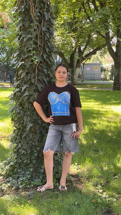 Set tricou cu blugi