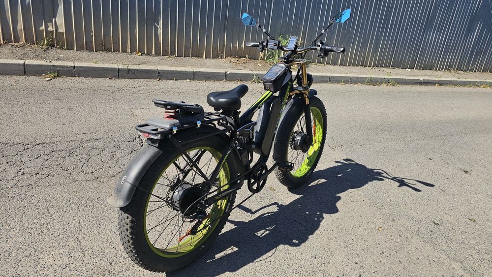 Bicicleta electrica 50km/h 2000w dual-motor fat bike ebike