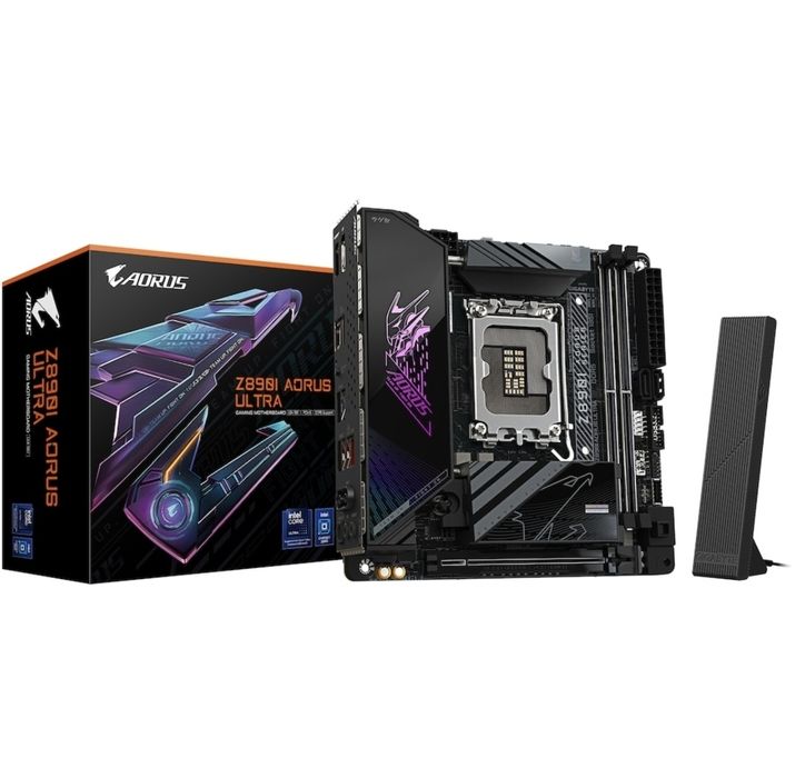 GIGABYTE Z8901 AORUS ultra, LGA1851, DDR5, bt, Wi-Fi, Mini-itx