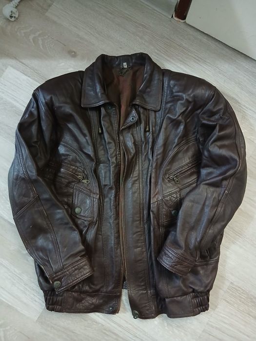 Кожено мъжко яке XL – естествена кожа