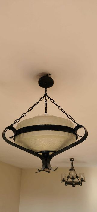 Лампион полюлей ковано желязо