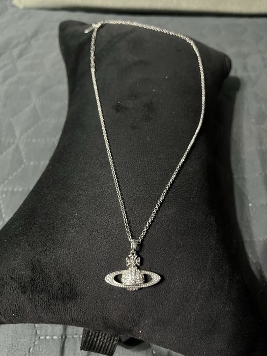 Lantisor Vivienne Westwood Iced Out Orb Pendant