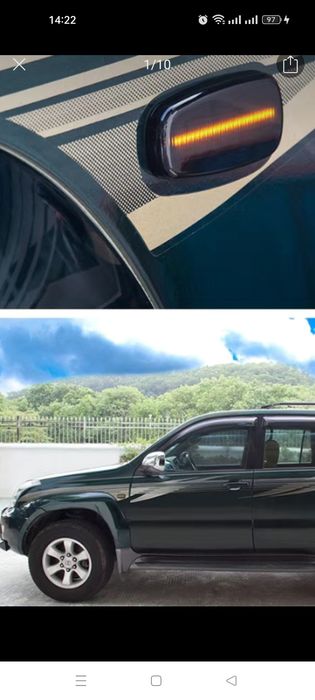 Поворотник на Прадо 120