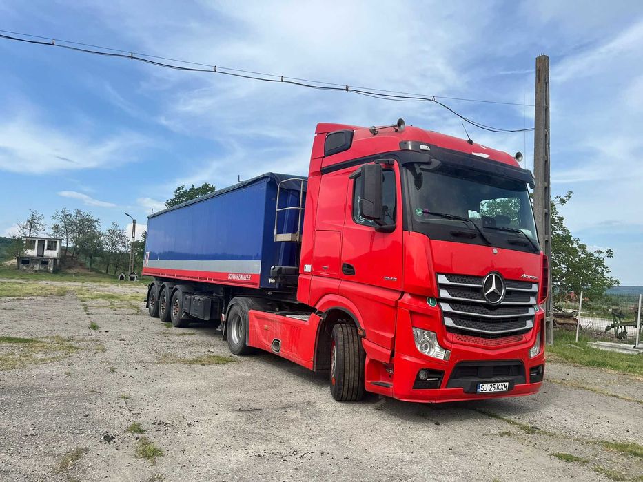 Mercedes Actros+Bena cereale 53Mc