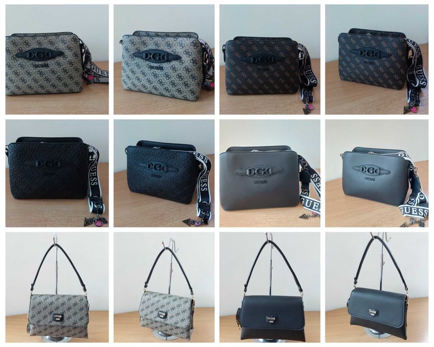 Дамска чанта лукс чанта модерна чанта guess,louis vuitton,calvin klein