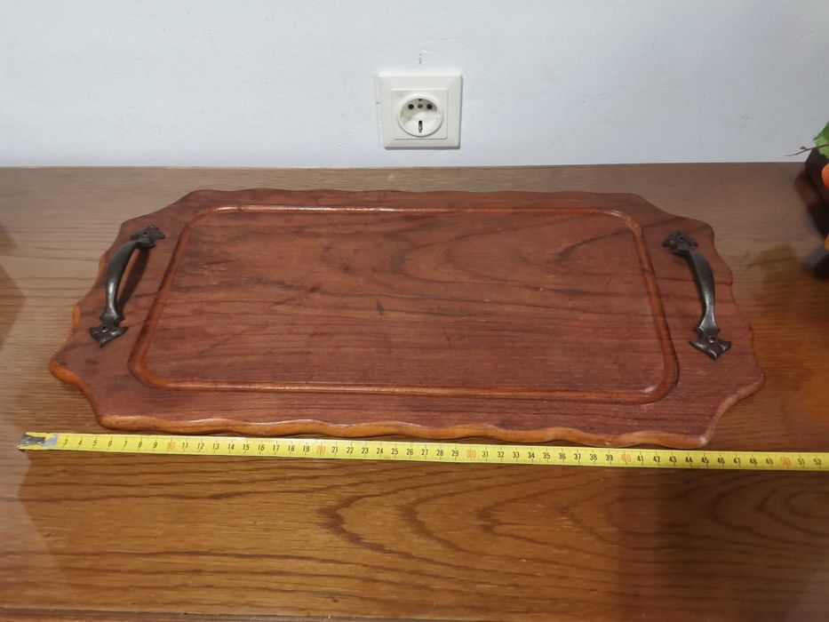 Platou tocator nuc 50x25 cm