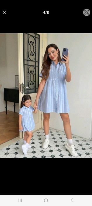 Set rochii mama fiica M/9-12luni