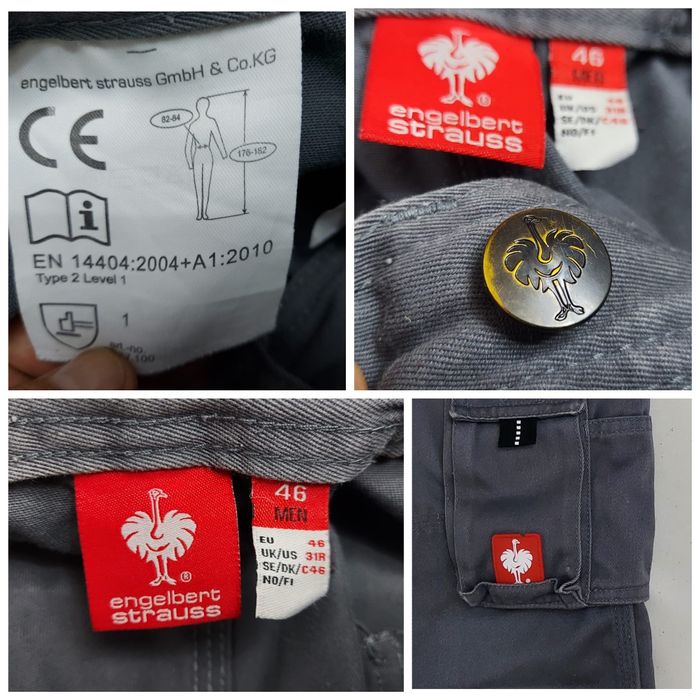 Pantaloni scurti 3/4 Engelbert Strauss Cordura, salopeta munca, nr. 46