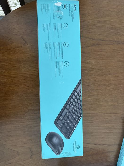Клавиатура + мышь logitech, новые